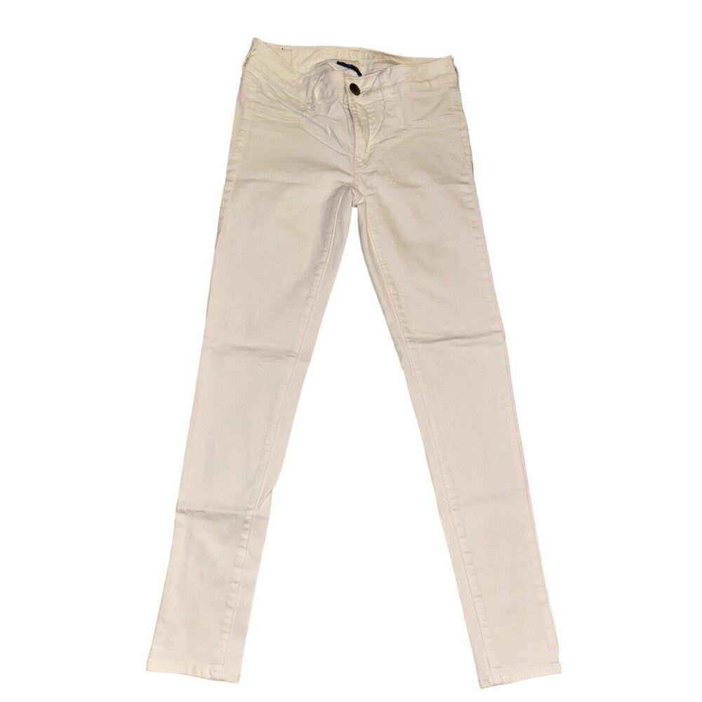 American Eagle Super Super Stretch Jegging Jeans Women's‎ Size 4 White
